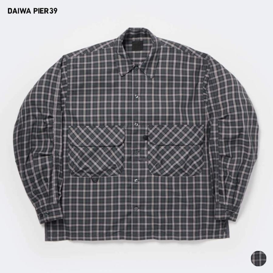 ダイワピア39 TECH SPORTS OPEN COLLAR SHIRT L/S GREN PLAID