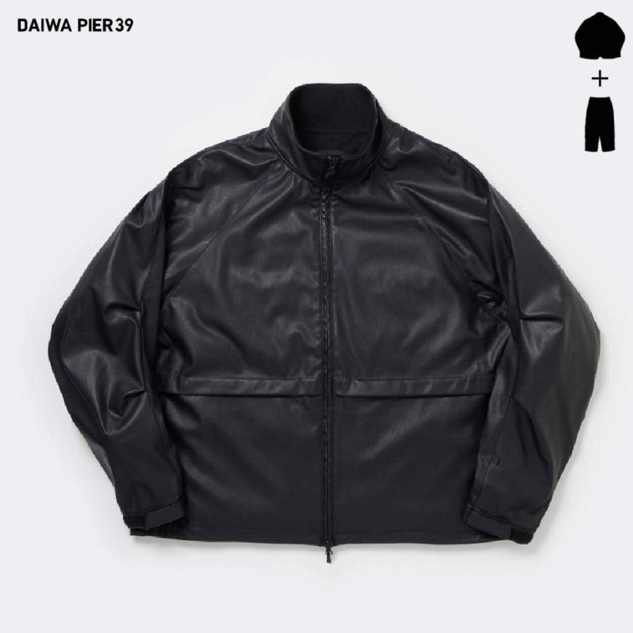 ひげJ ダイワピア39 TECH SYNTHETIC SKIN WINDBREAKER JACKET & PANTS #BLACK