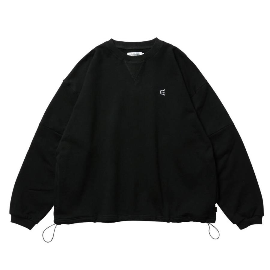 エビセンスケートボード SPRING CREWNECK SWEAT #Black [26SS-SW06