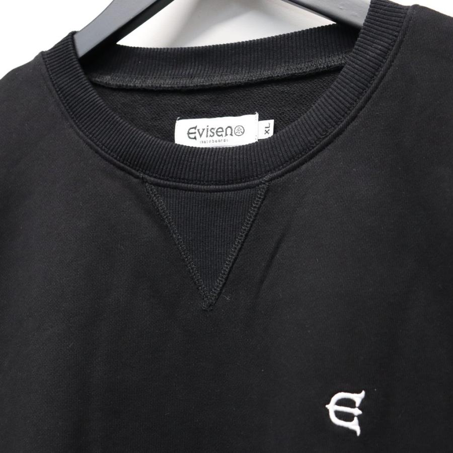 エビセンスケートボード SPRING CREWNECK SWEAT #Black [26SS-SW06