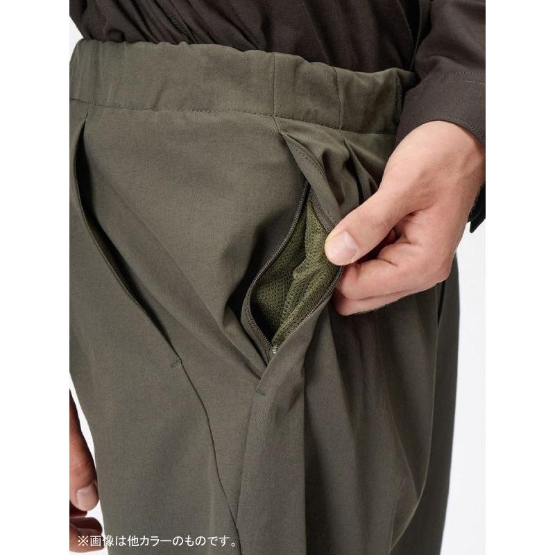 One Tuck Tapered Stretch Pants #BK [GL75177] ワンタックテーパード