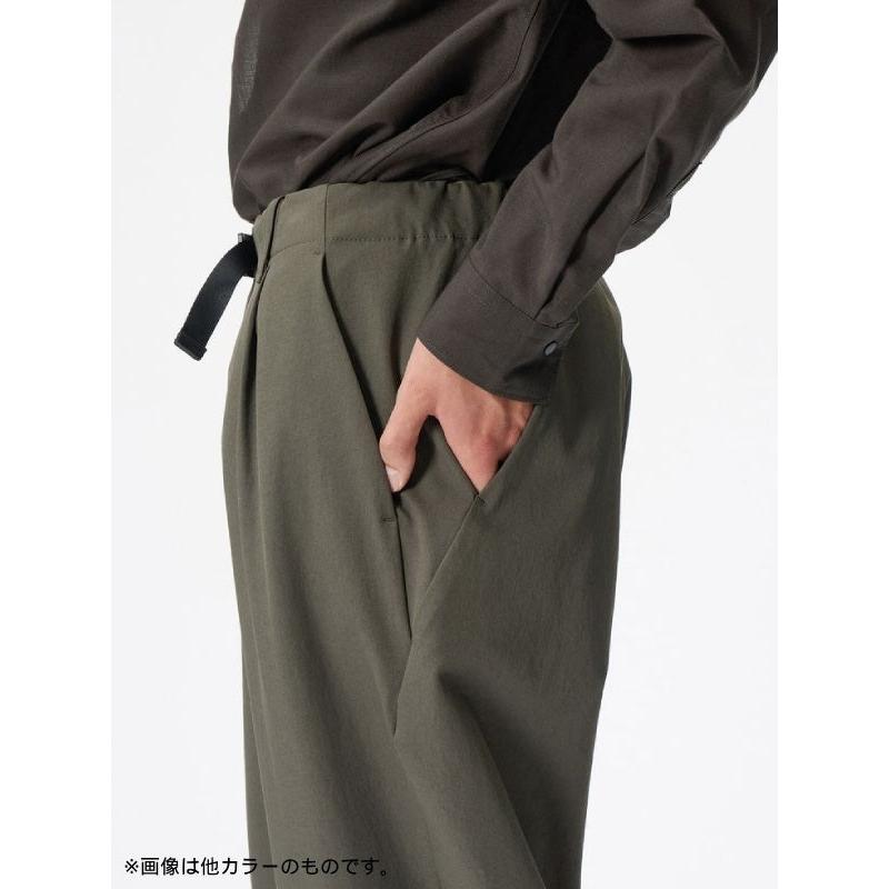 One Tuck Tapered Stretch Pants #BK [GL75177] ワンタックテーパード