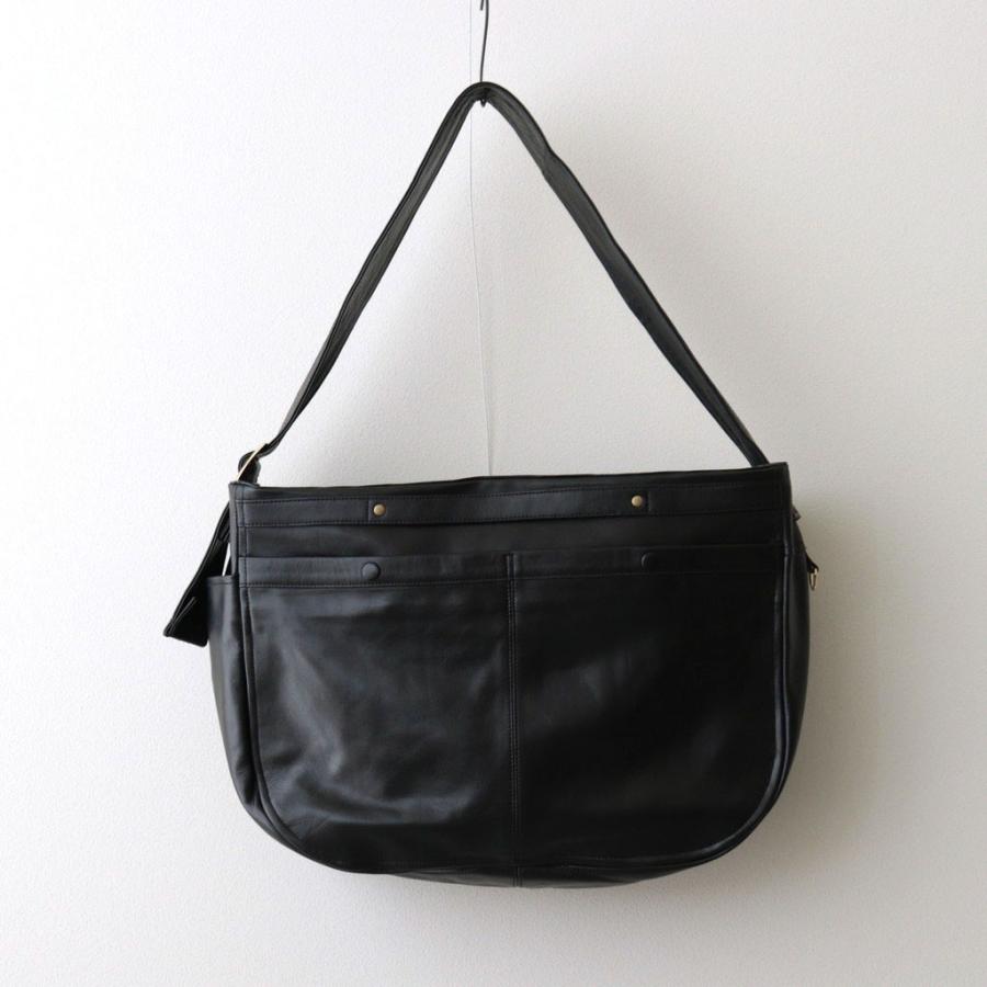 シーシーユー NEW NEWSPAPER BAG L #BLACK [BG-40-C-COW-5] ONE ユニ