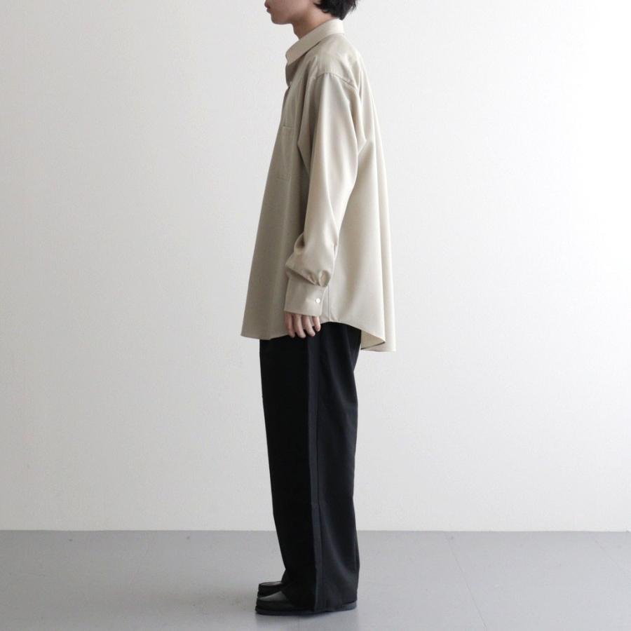 マーカウェア TRIPLE PLEATED WIDE TROUSERS #BLACK [A26A15PT03C] メンズ パンツ MARKAWAREの画像