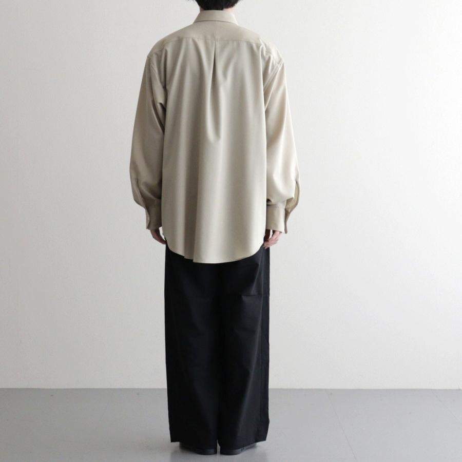 マーカウェア TRIPLE PLEATED WIDE TROUSERS #BLACK [A26A15PT03C] メンズ パンツ MARKAWAREの画像