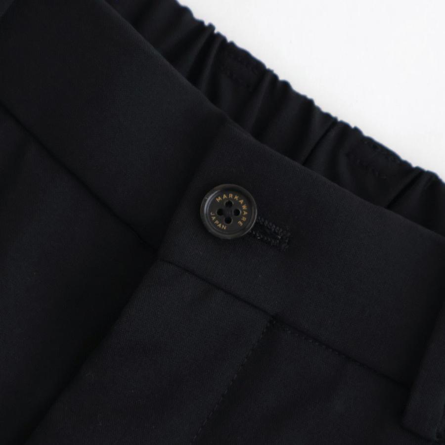 マーカウェア TRIPLE PLEATED WIDE TROUSERS #BLACK [A26A15PT03C] メンズ パンツ MARKAWAREの画像