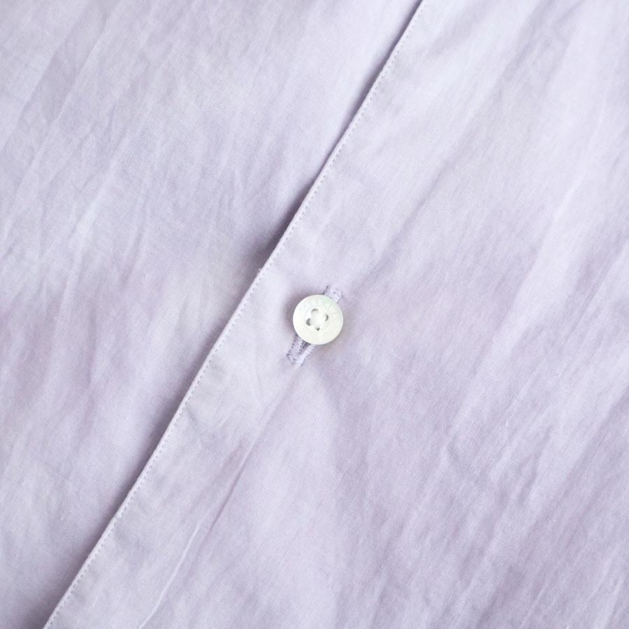 マーカウェア ITALIAN OPEN COLLAR SHIRT #LAVENDER [A26A23SH03C] MARKAWAREの画像