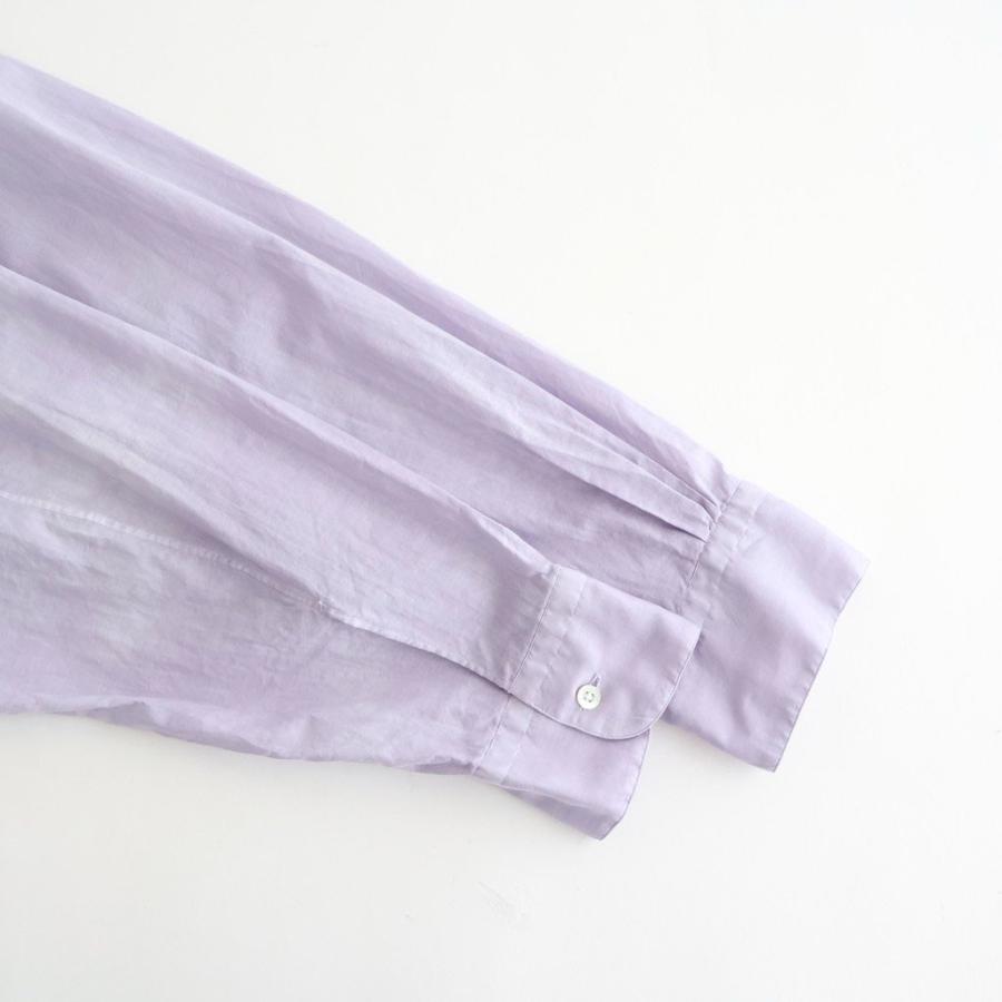 マーカウェア ITALIAN OPEN COLLAR SHIRT #LAVENDER [A26A23SH03C] MARKAWAREの画像