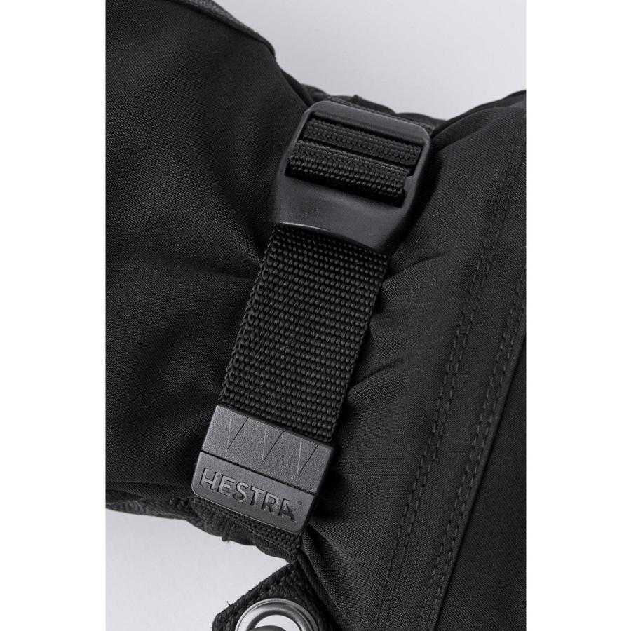 Extreme Mitt #Black/Black [35161]　HESTRAヘストラ　グローブ ユニセックス ゴートアーミーレザー ミトン_2