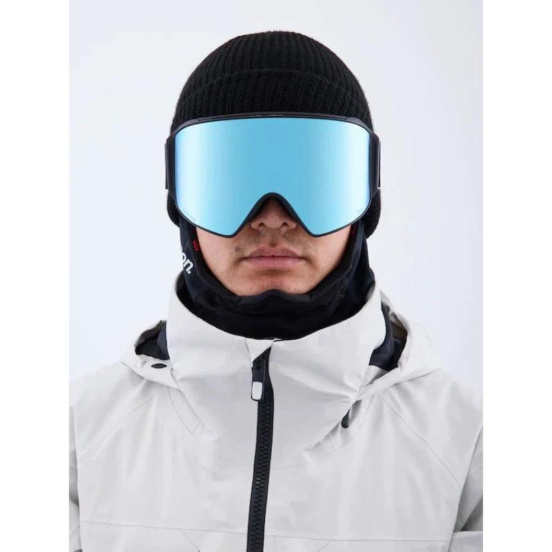 【数回使用のみ美品】ANON M4 23-24モデル 23/24モデル M4 Cylindrical Goggles +Bonus Lens+MFI Face Mask