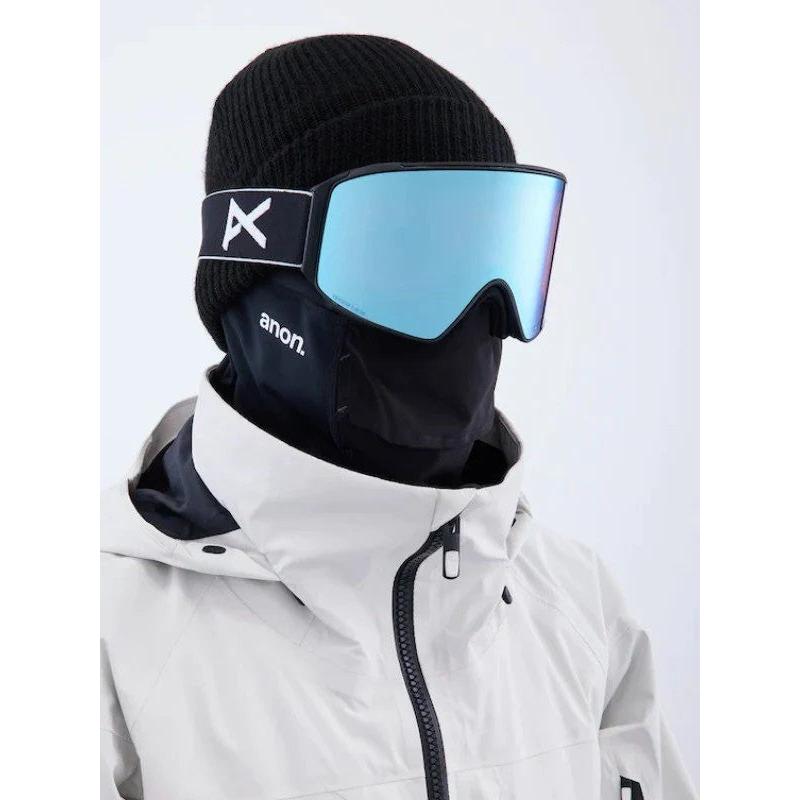 【数回使用のみ美品】ANON M4 23-24モデル 23/24モデル M4 Cylindrical Goggles +Bonus Lens+MFI Face Mask