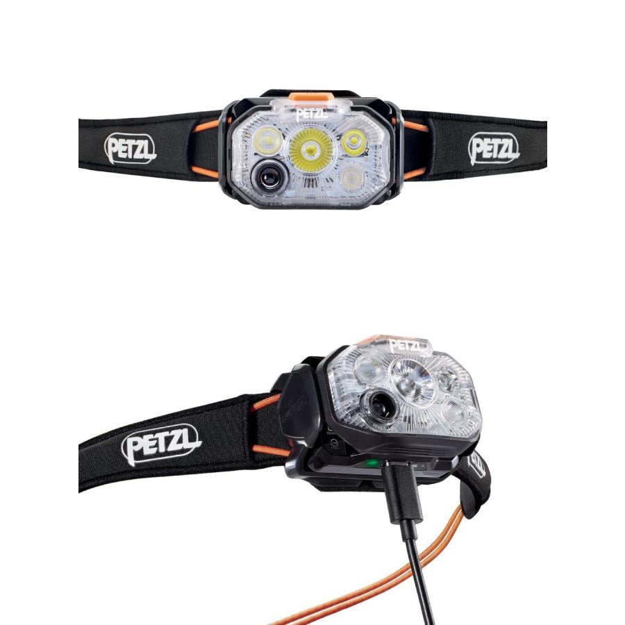 スイフト RL #ブラックオレンジ [E095BC00] PETZL ペツル ライト