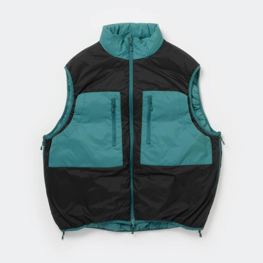 ダイワピア39 TECH REVERSIBLE CLIMBERS PUFF VEST #EMERALD GREEN×BK