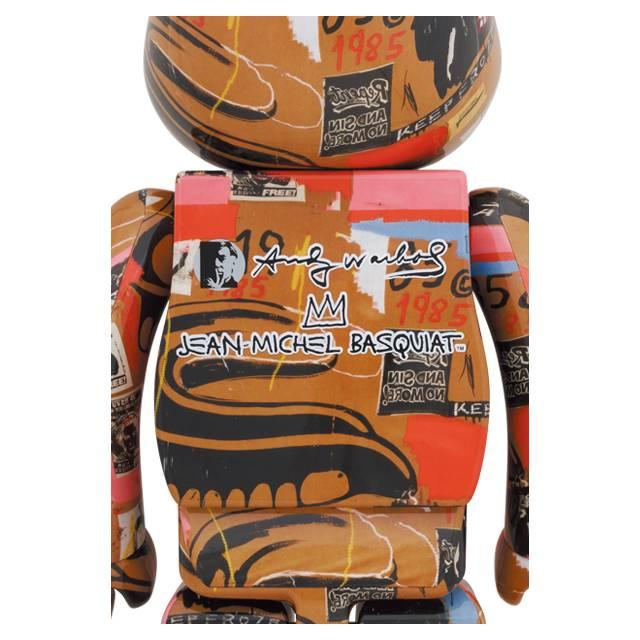 大型商品】BE@RBRICK 1000% Andy Warhol × JEAN-MICHEL BASQUIAT #2