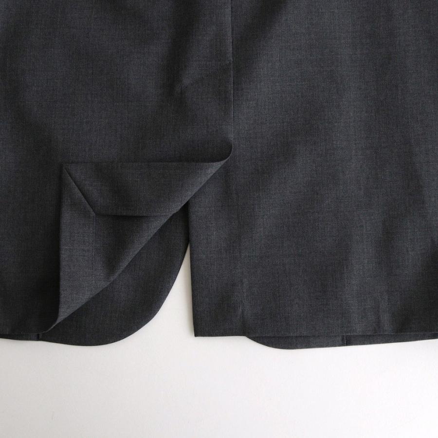 エイトン WOOL TROPICAL TAILORED JACKET #TOP GRAY [JKAGCW0700] 2 レディース アウター ATONの画像