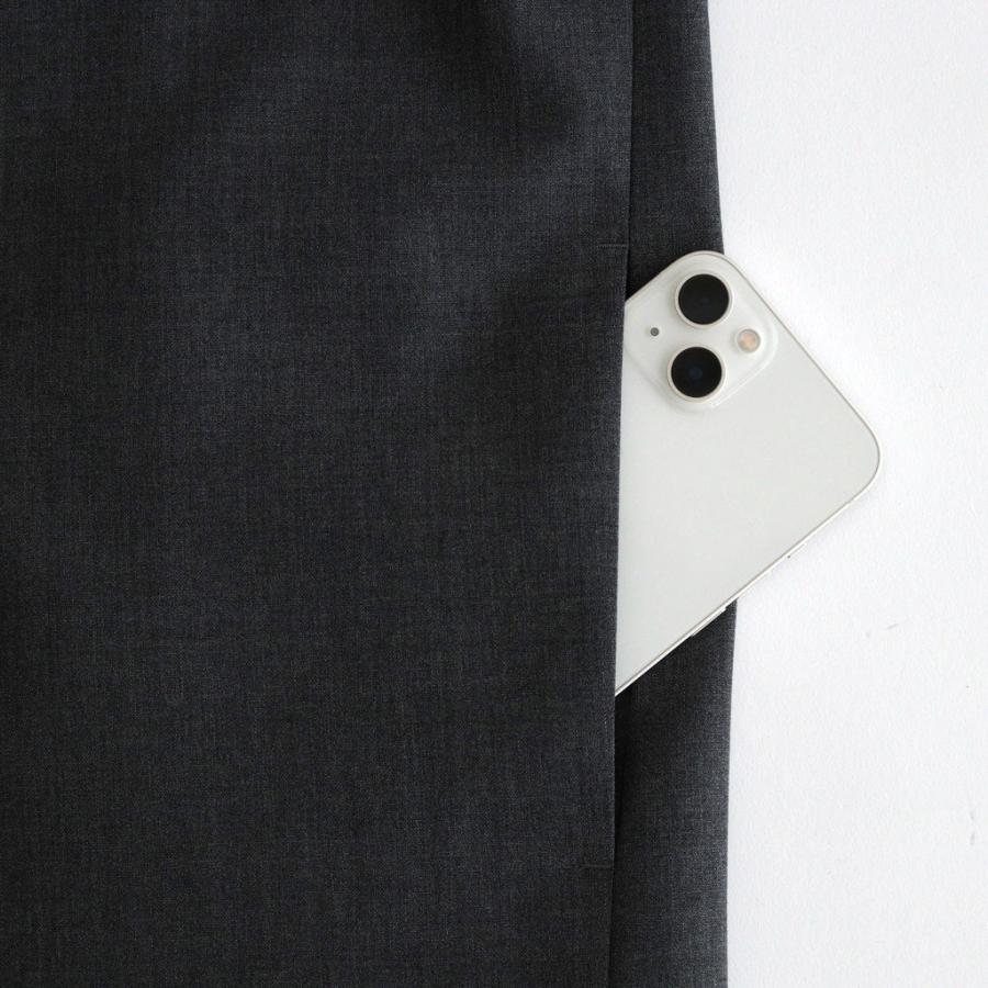 エイトン WOOL TROPICAL TAILORED JACKET #TOP GRAY [JKAGCW0700] 2 レディース アウター ATONの画像