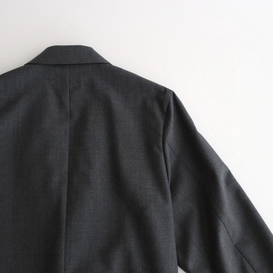 エイトン WOOL TROPICAL TAILORED JACKET #TOP GRAY [JKAGCW0700] 2 レディース アウター ATONの画像