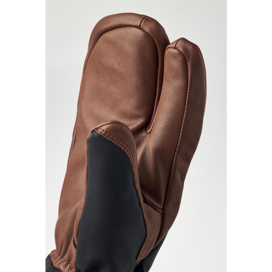 Topo 3-Finger #Navy/Brown [33872]　HESTRAヘストラ　グローブ ユニセックス スリーフィンガー 山羊皮革_2