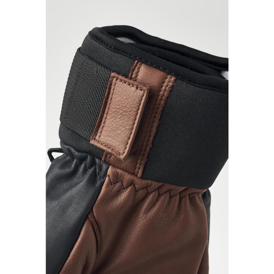 Topo 3-Finger #Navy/Brown [33872]　HESTRAヘストラ　グローブ ユニセックス スリーフィンガー 山羊皮革_4