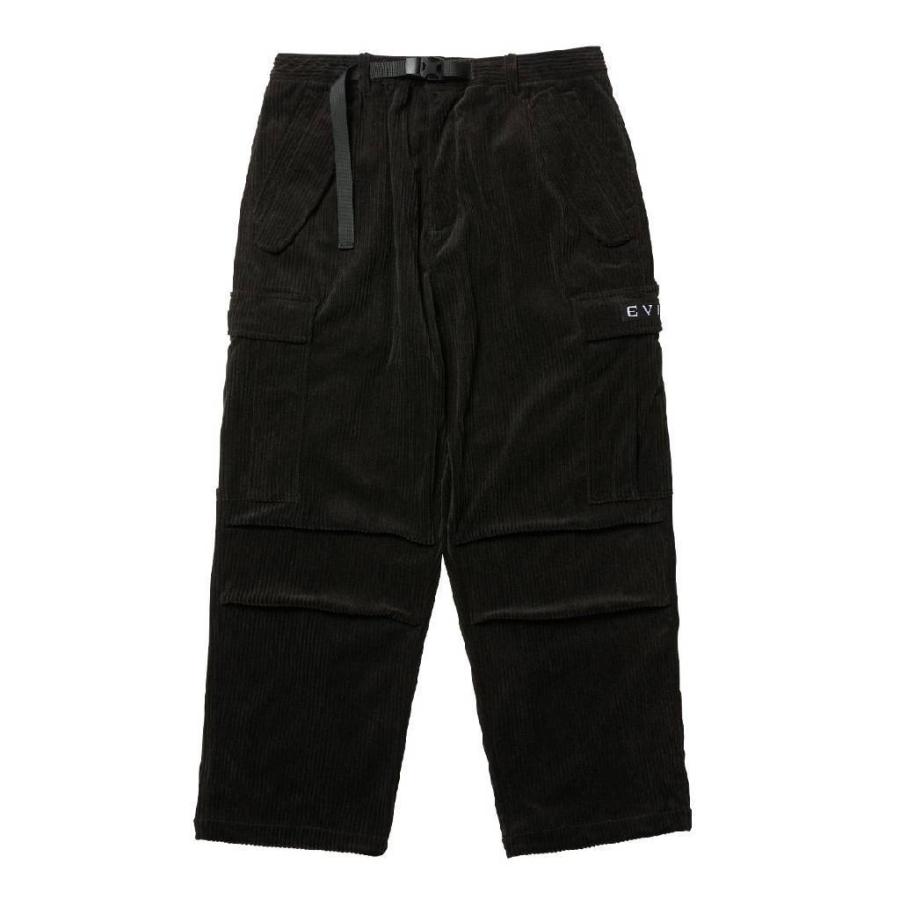 エビセンスケートボード EQUALIZER CORD CARGO PANTS #Black [25FW_B03