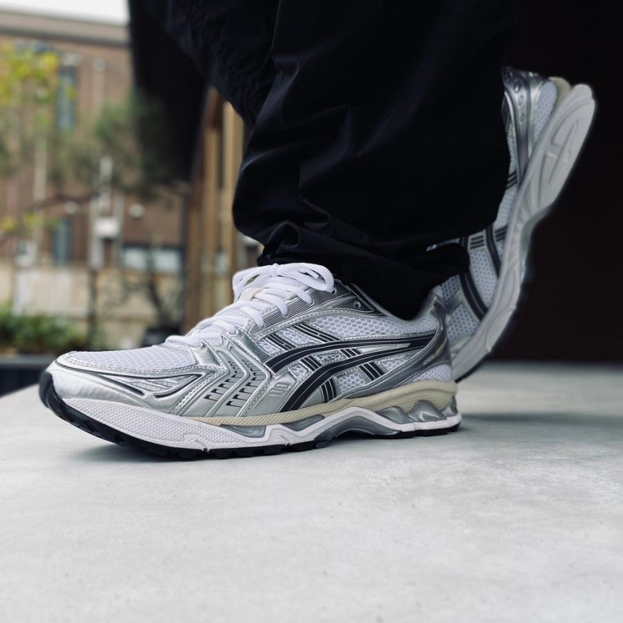 アシックス GEL-KAYANO 14 #WHITE/GRAPHITE GREY [1203A537] asics