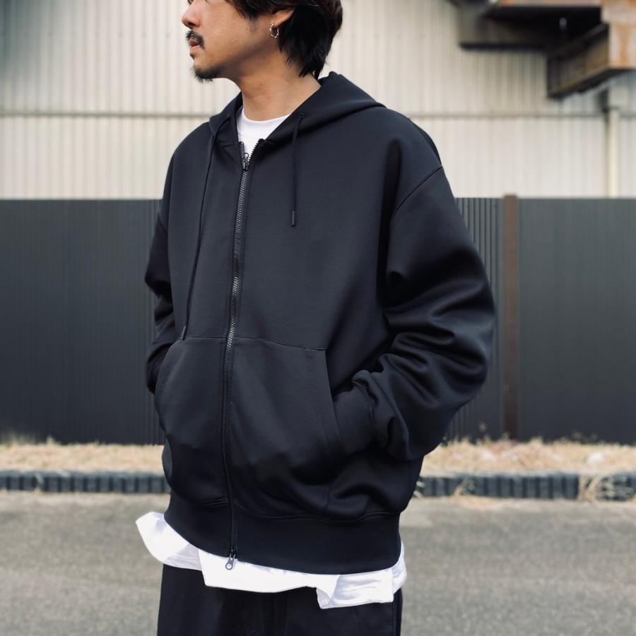 ダイワピア39 TECH SCUBA KNIT FULLZIP PARKA #BLACK [BE-41026