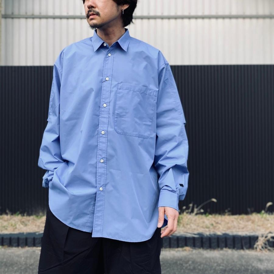 ダイワピア39 TECH REGULAR COLLAR SHIRT L/S SOLID #SAX [BE-81026