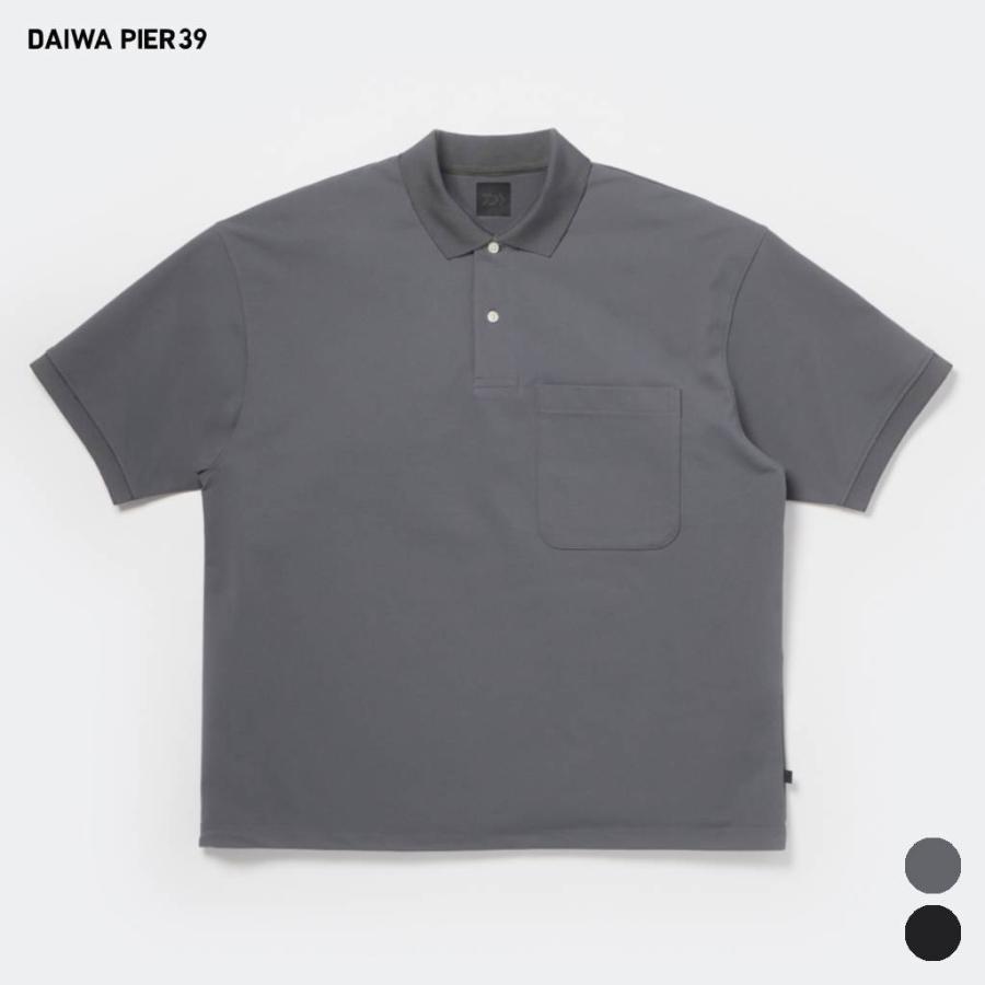 ダイワピア39 TECH POLO SHIRT S/S #CHARCOAL [BE-37026] DAIWA PIER39