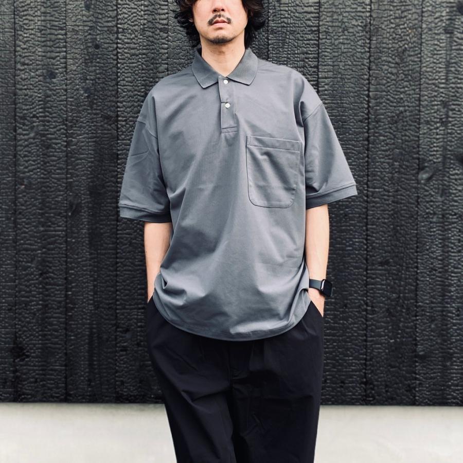 ダイワピア39 TECH POLO SHIRT S/S #CHARCOAL [BE-37026] DAIWA PIER39