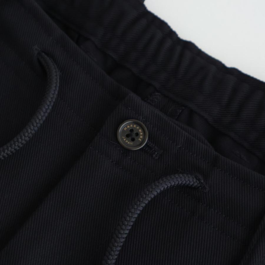マーカウェア DOUBLE PLEATED EASY TROUSERS #NAVY [A26A93PT02C] メンズ パンツ MARKAWAREの画像
