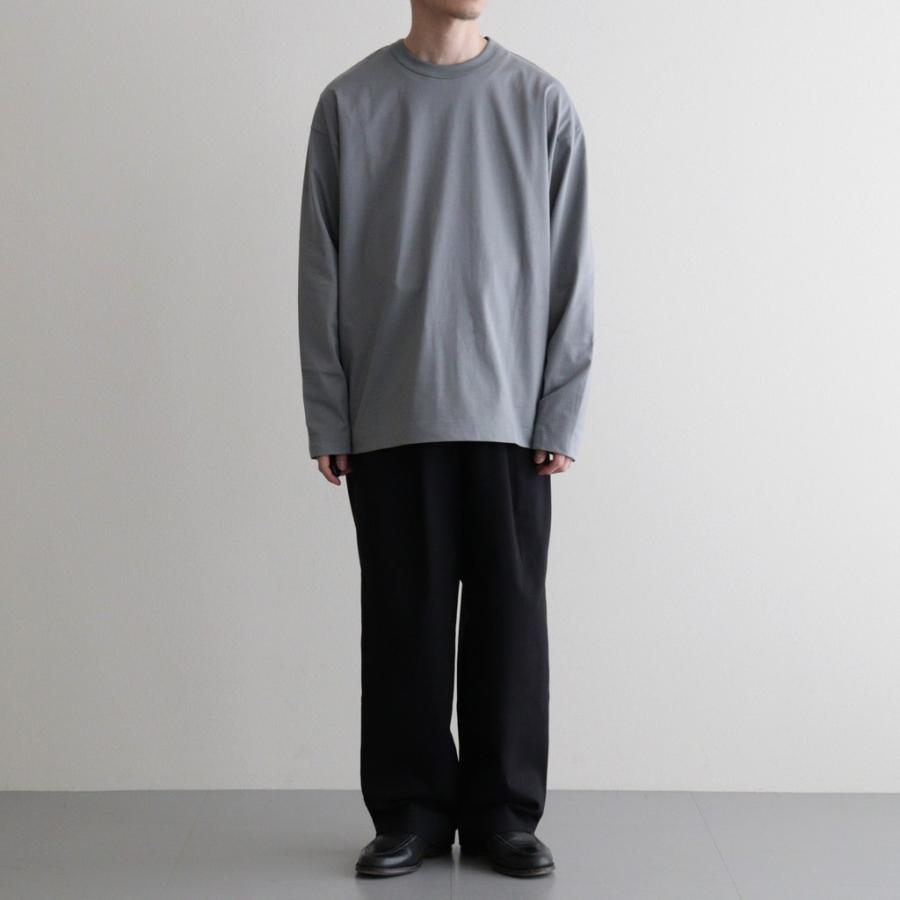 マーカウェア DOUBLE PLEATED EASY TROUSERS #NAVY [A26A93PT02C] メンズ パンツ MARKAWAREの画像