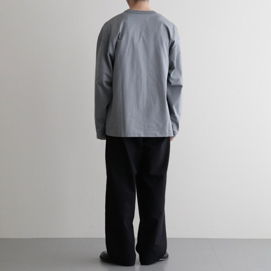 マーカウェア DOUBLE PLEATED EASY TROUSERS #NAVY [A26A93PT02C] メンズ パンツ MARKAWAREの画像