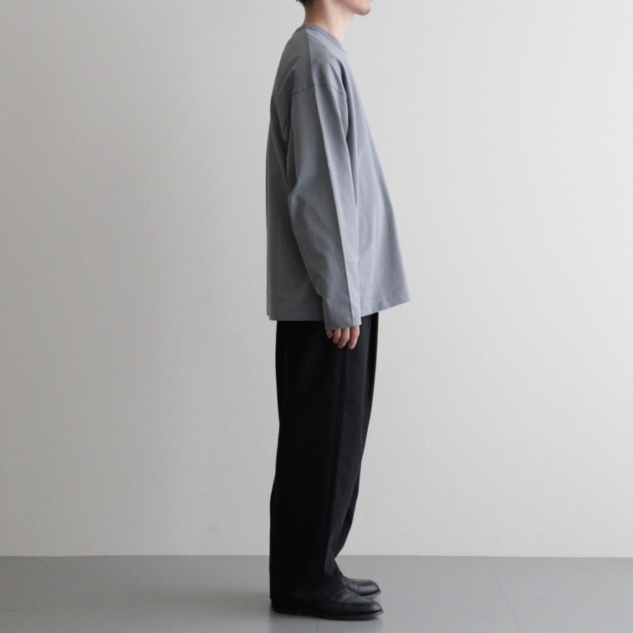 マーカウェア DOUBLE PLEATED EASY TROUSERS #NAVY [A26A93PT02C] メンズ パンツ MARKAWAREの画像