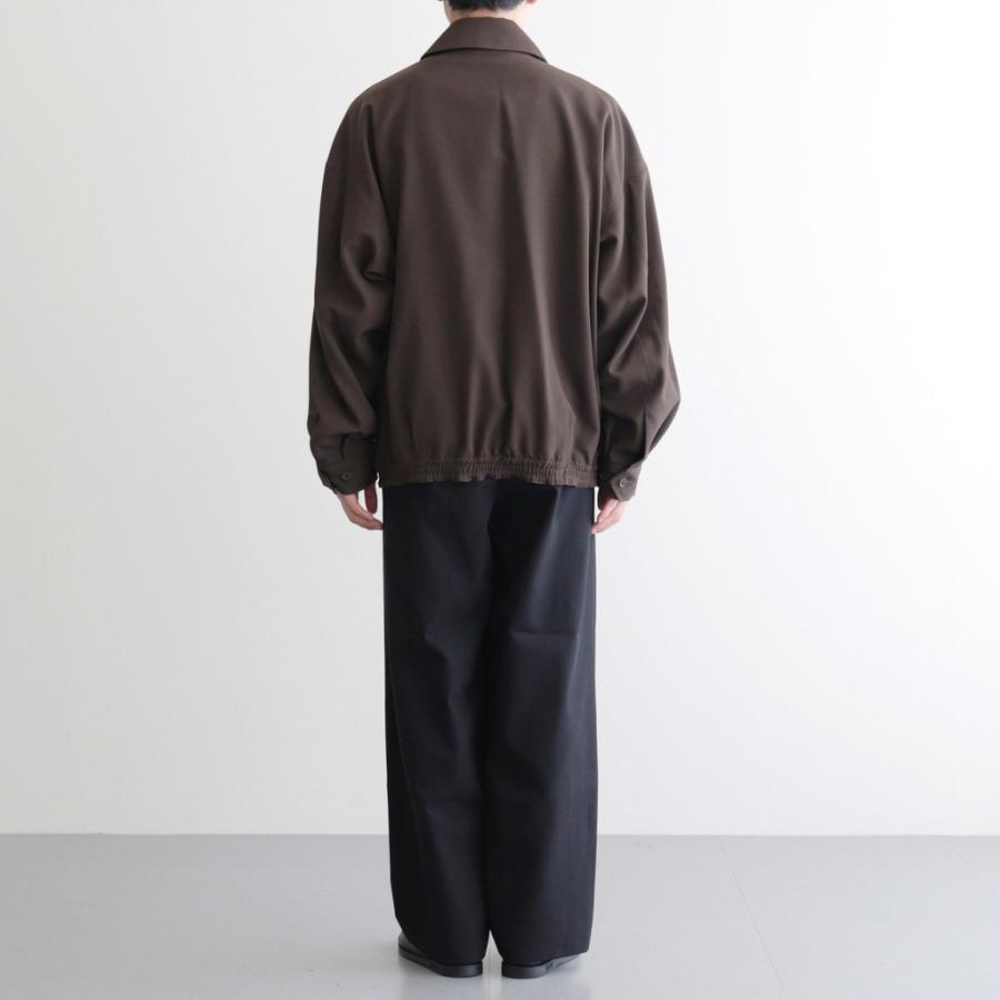 マーカウェア DOUBLE PLEATED EASY TROUSERS #NAVY [A26A93PT02C] メンズ パンツ MARKAWAREの画像