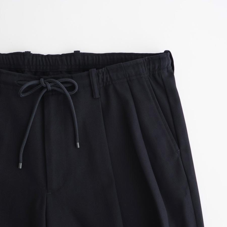 マーカウェア DOUBLE PLEATED EASY TROUSERS #NAVY [A26A93PT02C] メンズ パンツ MARKAWAREの画像
