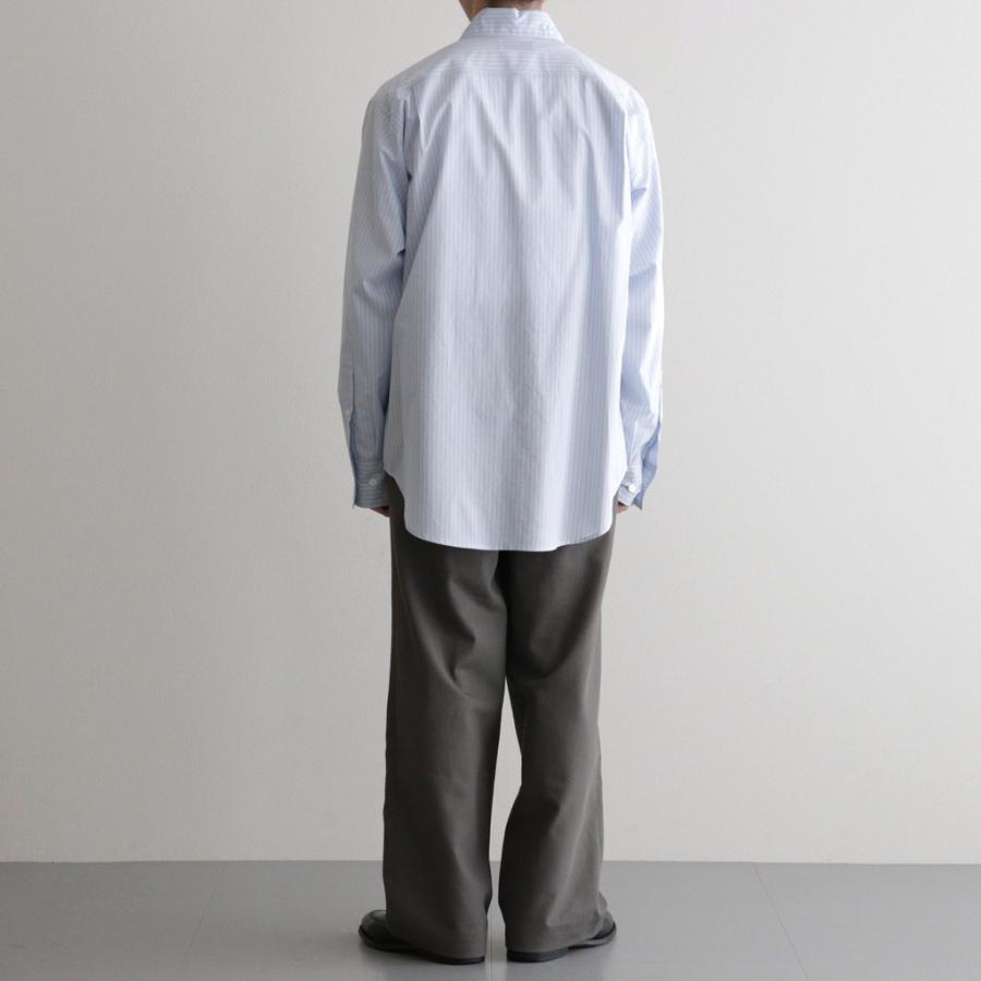 マーカウェア DOUBLE PLEATED EASY TROUSERS #GRAY [A26A93PT02C] メンズ パンツ MARKAWAREの画像
