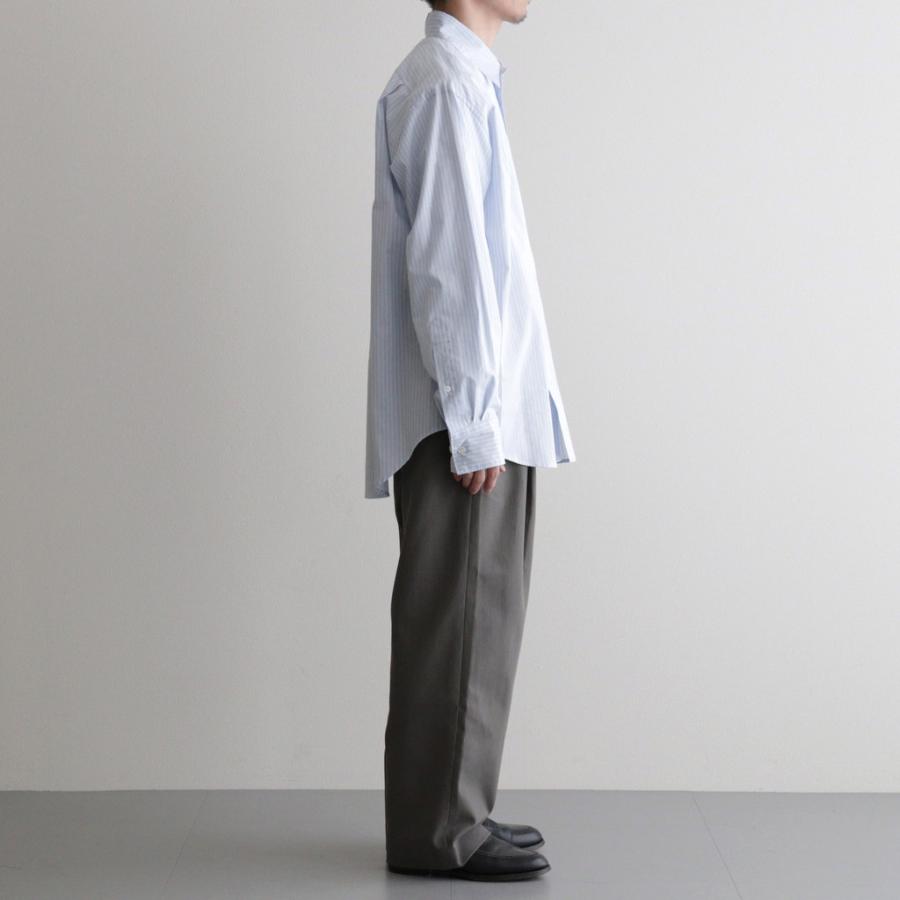 マーカウェア DOUBLE PLEATED EASY TROUSERS #GRAY [A26A93PT02C] メンズ パンツ MARKAWAREの画像