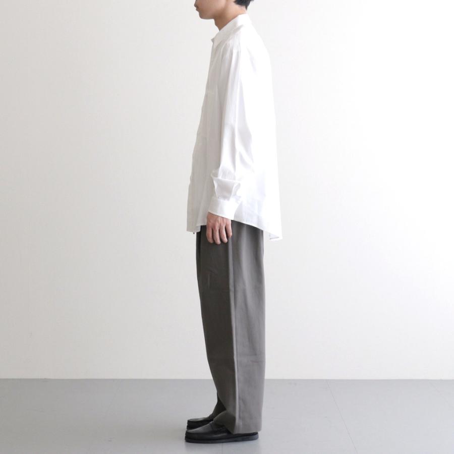 マーカウェア DOUBLE PLEATED EASY TROUSERS #GRAY [A26A93PT02C] メンズ パンツ MARKAWAREの画像