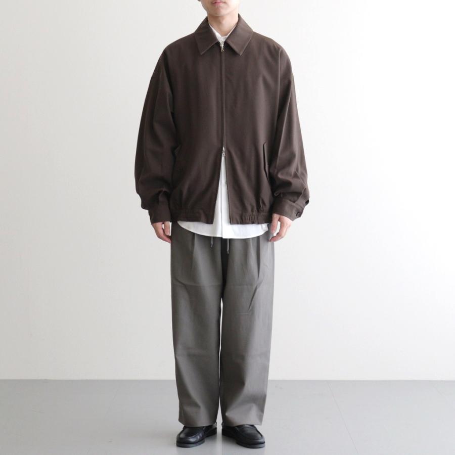 マーカウェア DOUBLE PLEATED EASY TROUSERS #GRAY [A26A93PT02C] メンズ パンツ MARKAWAREの画像