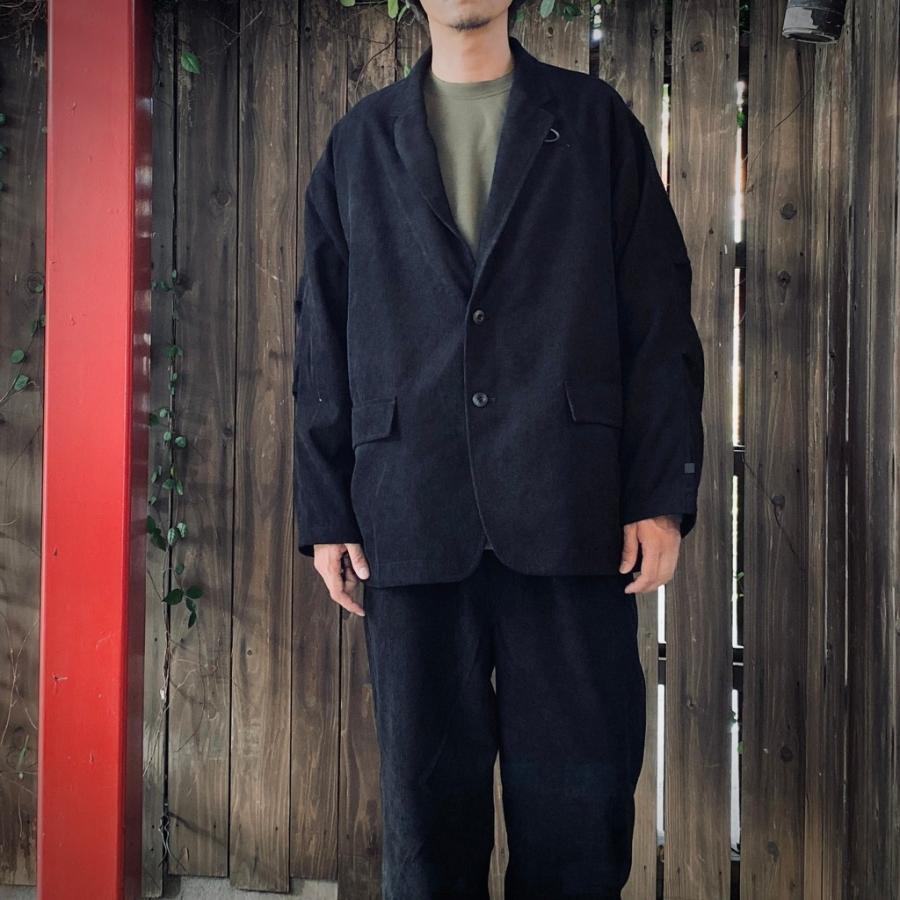 ダイワピア39 TECH LOOSE 2B JACKET CORDUROY #BLACK [BJ-32025W