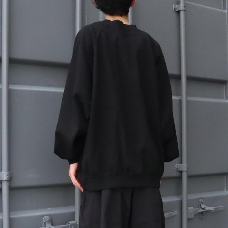タイトブース WAFFLE CREW KNIT #Black [SS26-SW03] TIGHTBOOTH