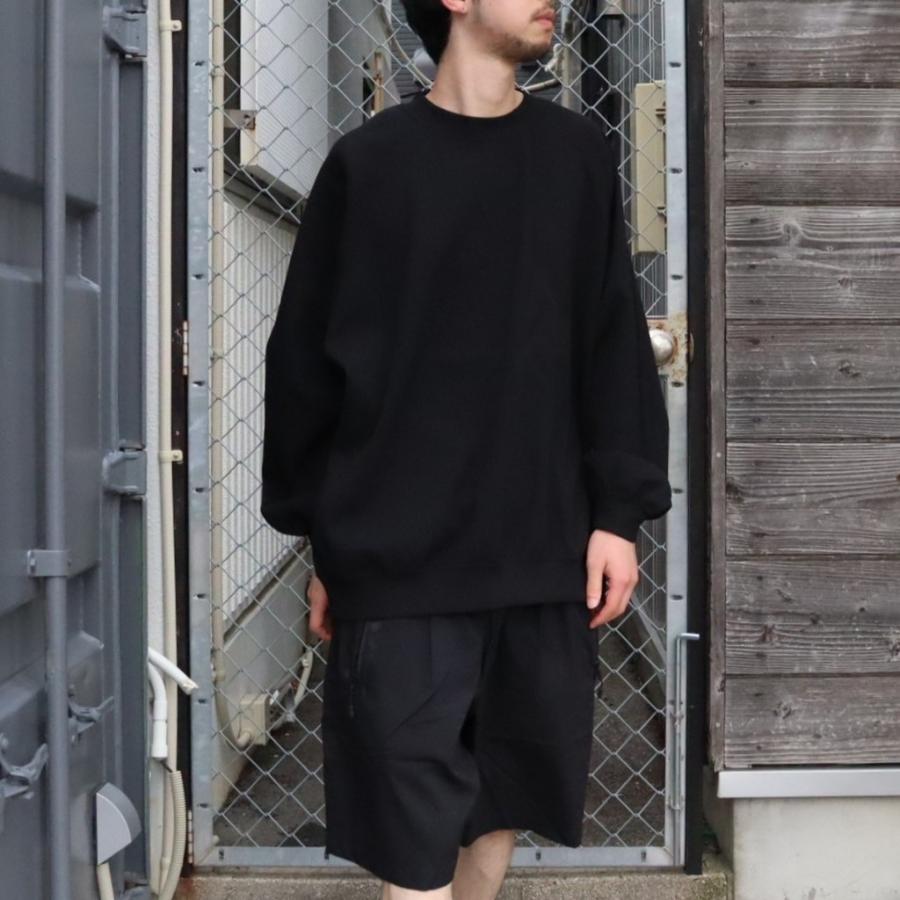 TIGHTBOOTH WAFFLE T-SHIRT ブラック タイトブース WAFFLE CREW KNIT #Black [SS26-SW03] TIGHTBOOTH