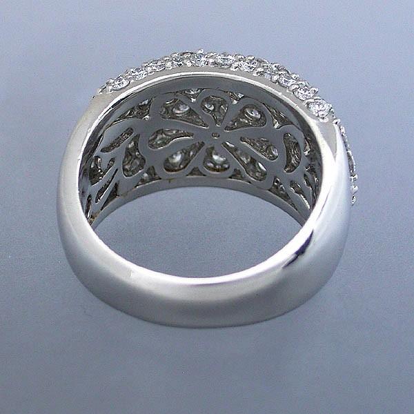 ファッションリング Pt900 パヴェダイヤリング D 3.15ct 16.0g 16号  