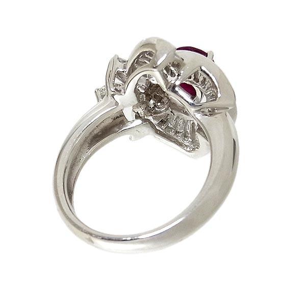 Pt900 ルビー指輪 ルビーリング R 1.02ct D 1.50ct 12.0g 13号 Pt900 ルビー指輪 ルビーリング R 1.02ct D 1.50ct 12.0g 13号
