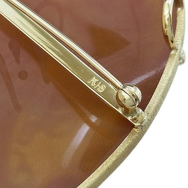 シェルカメオブローチ ペンダント兼用 Diluca社製 K18 W42×H55mm シェルカメオブローチ ペンダント兼用 Diluca社製 K18 W42×H55mm