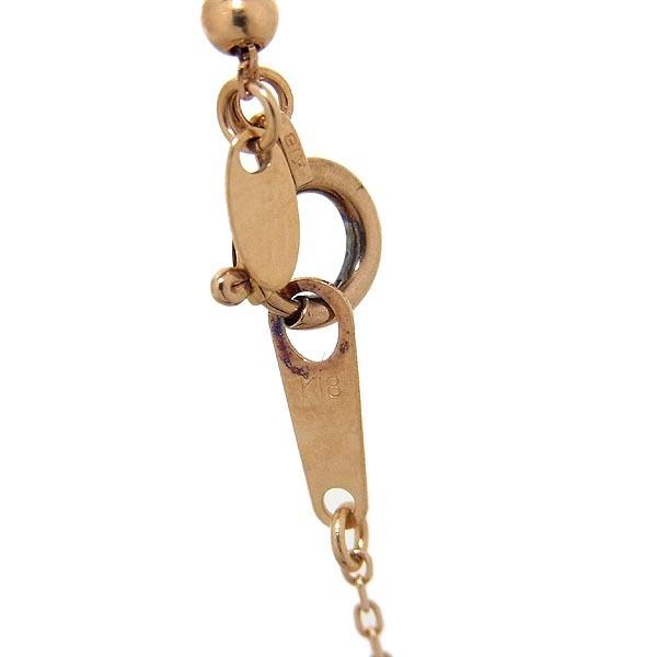 K18 K18PG ダイヤペンダント付ネックレス ダンシングストーン D 0.30ct  