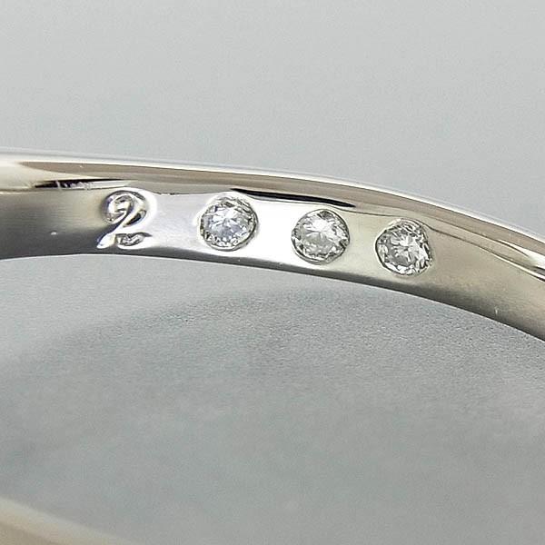 Pt900 ダイヤモンドリング D 0.317ct/H-SI-2-Good/3.3g/10号 : 有限  