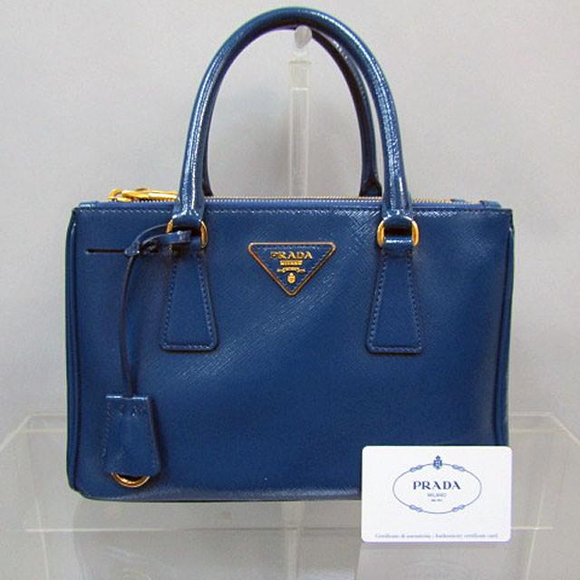PRADA プラダ SAFFIANO VERNIC 2WAYバック BL2316 COBALTO : 2944 