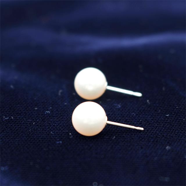 K14WG あこや真珠ピアス 8.2mm 2g 2g ピアス