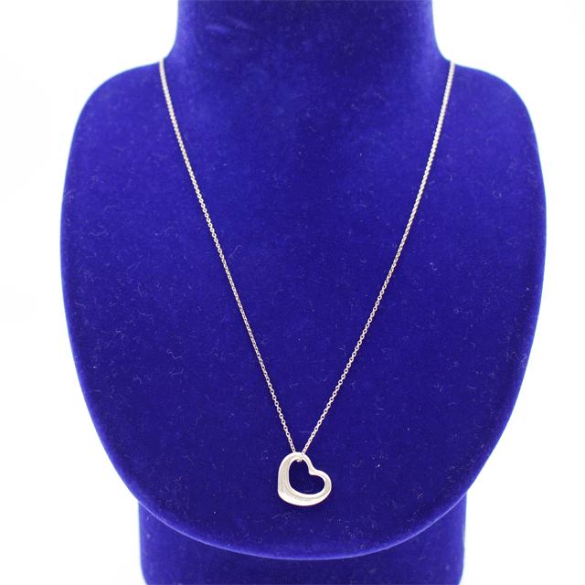 TIFFANY&Co. ティファニー オープンハート ネックレス SV925 : 有限